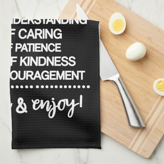 Inspirerend recept voor een speciale peettante theedoek (Quarter Fold)