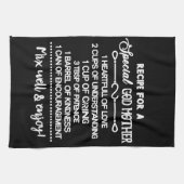 Inspirerend recept voor een speciale peettante theedoek (Horizontaal)