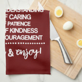 Inspirerend recept voor een speciale peettante theedoek (Quarter Fold)