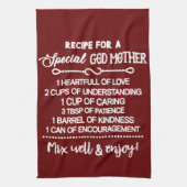 Inspirerend recept voor een speciale peettante theedoek (Verticaal)