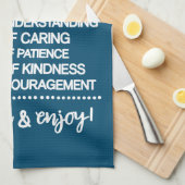 Inspirerend recept voor een speciale peettante theedoek (Quarter Fold)