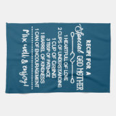 Inspirerend recept voor een speciale peettante theedoek (Horizontaal)