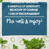 Inspirerend recept voor een speciale peetvader theedoek (Gevouwen)