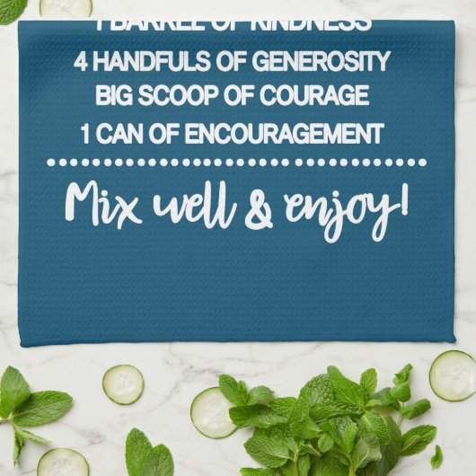 Inspirerend recept voor een speciale peetvader theedoek (Gevouwen)