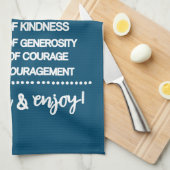 Inspirerend recept voor een speciale peetvader theedoek (Quarter Fold)