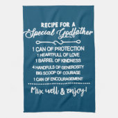 Inspirerend recept voor een speciale peetvader theedoek (Verticaal)