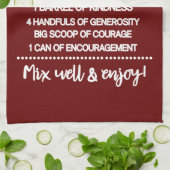 Inspirerend recept voor een speciale peetvader theedoek (Gevouwen)