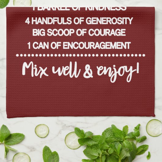 Inspirerend recept voor een speciale peetvader theedoek (Gevouwen)