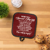 Inspirerend recept voor een speciale stiefvader pannenlap (Top down)