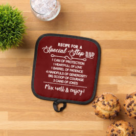 Inspirerend recept voor een speciale stiefvader pannenlap