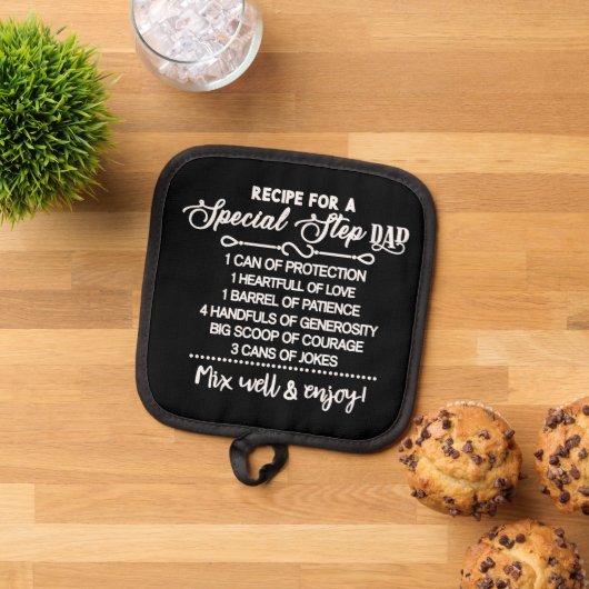 Inspirerend recept voor een speciale stiefvader pannenlap (Top down)