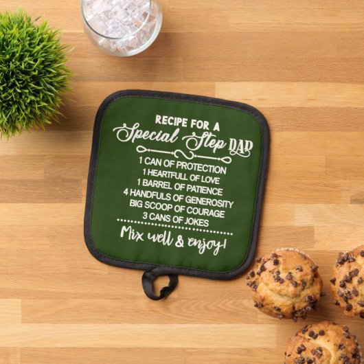 Inspirerend recept voor een speciale stiefvader pannenlap (Top down)