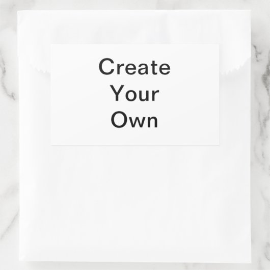 Inspirerend Rechthoekige Sticker (Tas)