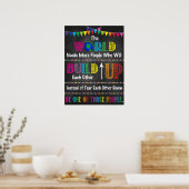 Inspirerend regenboogPoster Poster (Keuken)