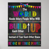 Inspirerend regenboogPoster Poster (Voorkant)