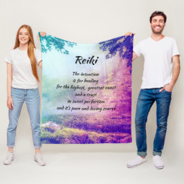 Inspirerend Reiki Healing Fleece Deken