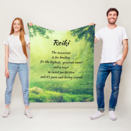 Inspirerend Reiki Healing Fleece Deken