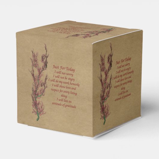 Inspirerend Reiki voor vandaag Bedankdoosjes (Achterkant)