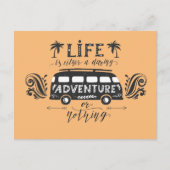 Inspirerend reis briefkaart (Voorkant)