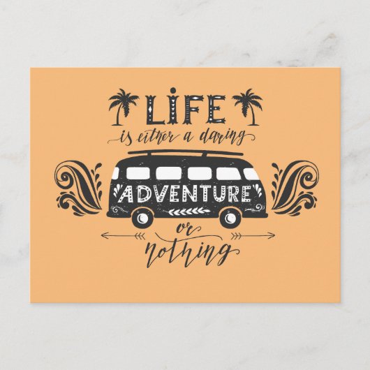 Inspirerend reis briefkaart (Voorkant)