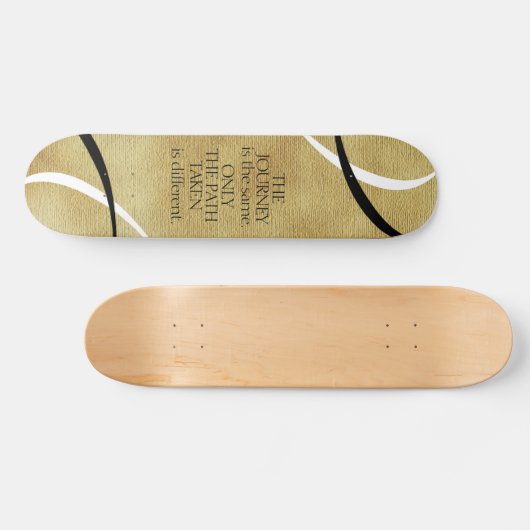 Inspirerend reis- en Padecitaat Persoonlijk Skateboard (Horizontaal)