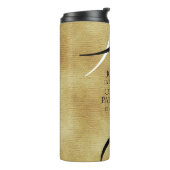 Inspirerend reis- en Padecitaat Thermosbeker (Gedraaid links)