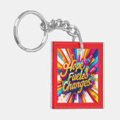 "Inspirerend reis" Sleutelhanger (Voorkant Links)