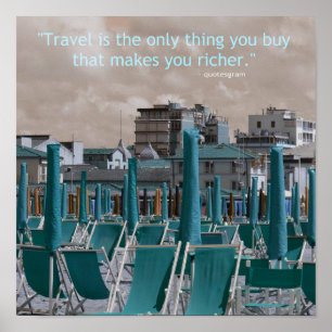 Inspirerend reisbiljettenbakken poster