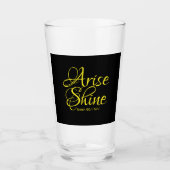 Inspirerend reise en shine Faith Black Glas (Voorkant)