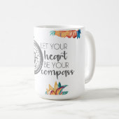 Inspirerend reiskoffie koffiemok (Voorkant rechts)