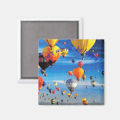 Inspirerend reismagneet magneet (Voorkant / Achterkant)