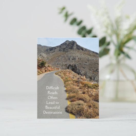 Inspirerend reisofferte Briefkaart (Staand voorkant)