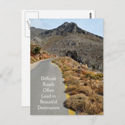 Inspirerend reisofferte Briefkaart (Voorkant / Achterkant)