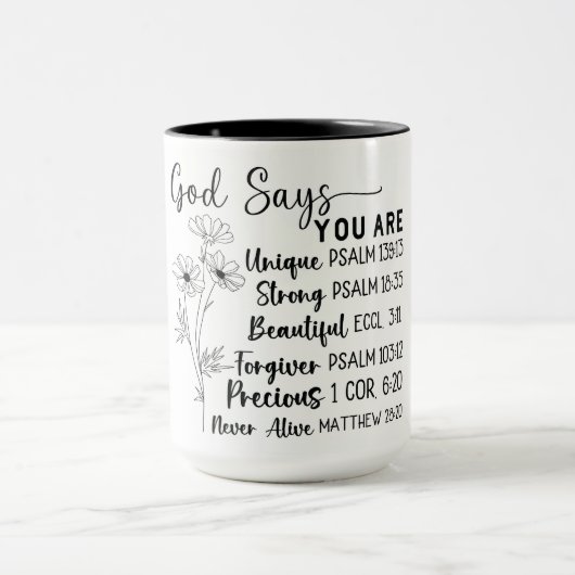 Inspirerend/Religieus/Bijbelvers Mok (Midden)
