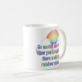 Inspirerend Religieuze Koffiebeker Mok Regenboog (Voorkant rechts)