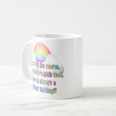 Inspirerend Religieuze Koffiebeker Mok Regenboog (Voorkant links)