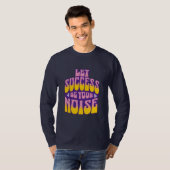 Inspirerend Retro Succes Quote T-shirt (Voorkant volledig)