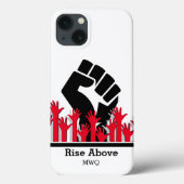 Inspirerend RISE BOVEN Monogram Case-Mate iPhone Case (Achterkant)