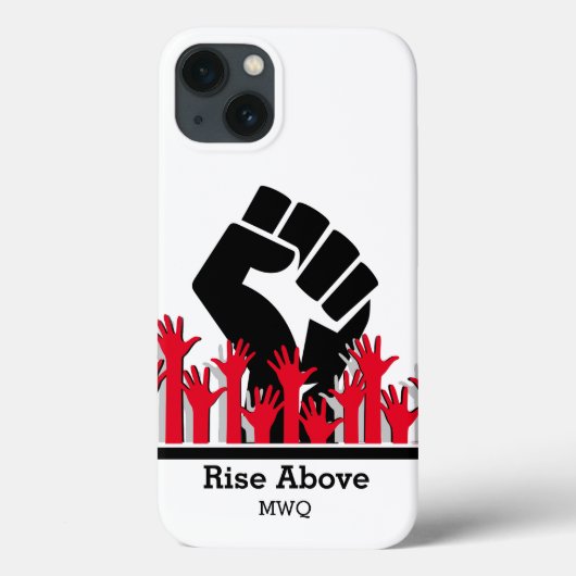 Inspirerend RISE BOVEN Monogram Case-Mate iPhone Case (Achterkant)
