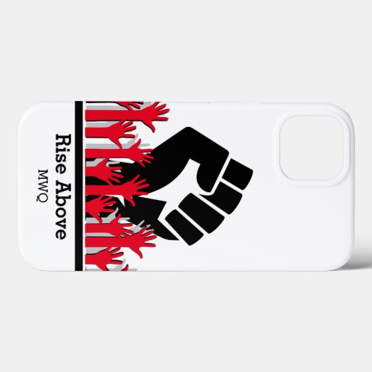 Inspirerend RISE BOVEN Monogram Case-Mate iPhone Case (Achterkant (horizontaal))