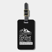 Inspirerend ritten en avonturen voor prijsverhogin bagagelabel (Voorkant verticaal)