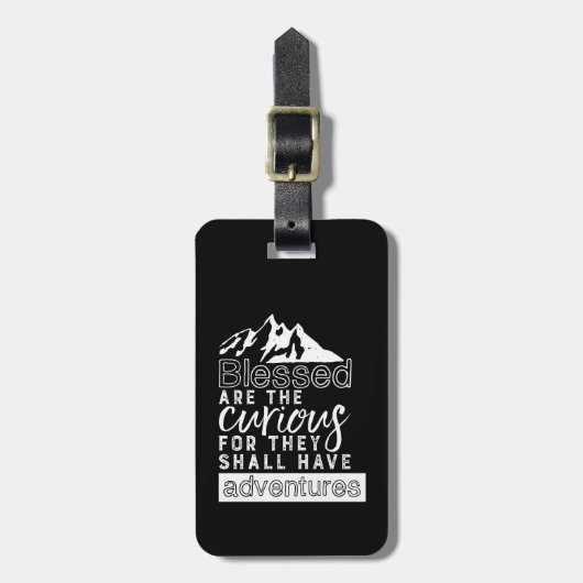 Inspirerend ritten en avonturen voor prijsverhogin bagagelabel (Voorkant verticaal)