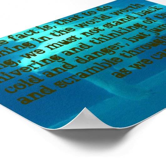 Inspirerend Robert Cushing/Polar Beer Poster (Hoek)