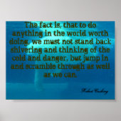 Inspirerend Robert Cushing/Polar Beer Poster (Voorkant)