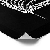 Inspirerend rode vlaggen geïllustreerd citaat poster (Hoek)