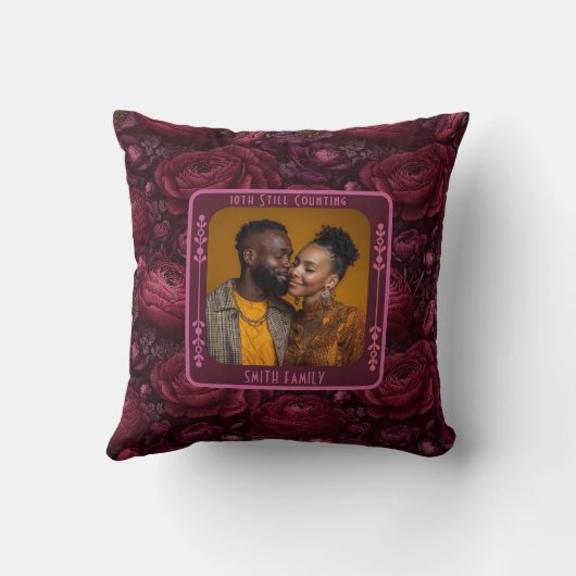 Inspirerend romantisch Sierkussen (Achterkant)