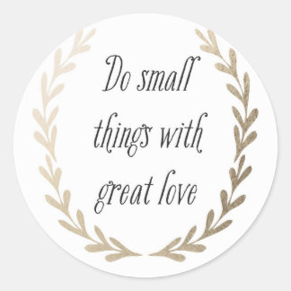 Inspirerend Ronde Sticker