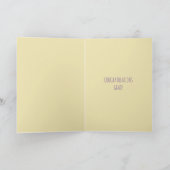 Inspirerend roze Afstuderen citeert inspirativitei Kaart (Binnen)