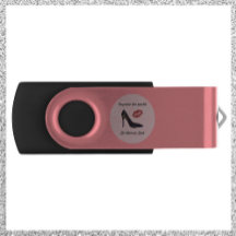 Inspirerend roze laat vrouwen Flash Drive leiden