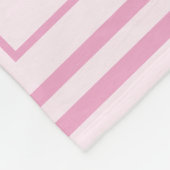 Inspirerend roze unicorn met camera en sterren fleece deken (Hoek)